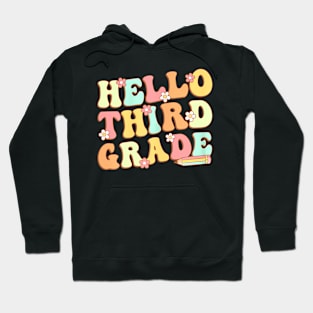 Third Grade Team 3rd Grade Teacher Girl Back to School Hoodie